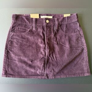 Levi's Women's Icon Corduroy Skirt – Burgundy – Size 27 – NWT